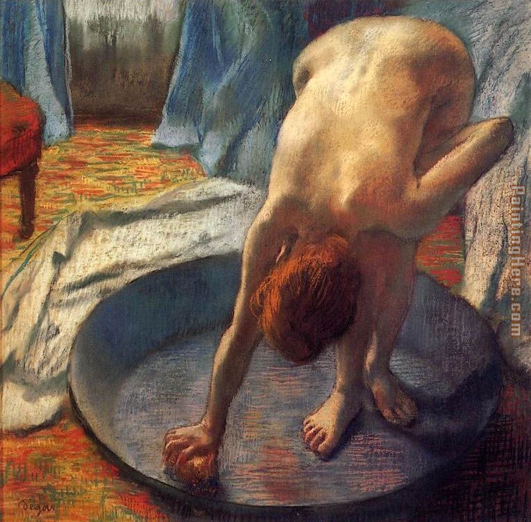 Edgar Degas The Tub I